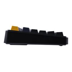 Bàn phím cơ không dây AULA F75 (Đen + Xanh đậm + Cam, 3 mode, 75 Phím, Hotswap, Grey Wood V3/Reaper Switch)
