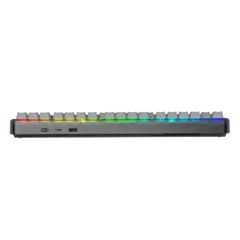 Bàn Phím Cơ Không Dây AULA F87 Pro (Black Gradient, 3 mode, Grey Wood V4 Switch, 87 Phím, Hotswap)