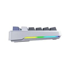Bàn phím cơ Aula có dây F87 (Đen + Trắng + Xanh Dương, Grey Wood V3/4 switch, 87 Phím, Hotswap, 1 Mode)