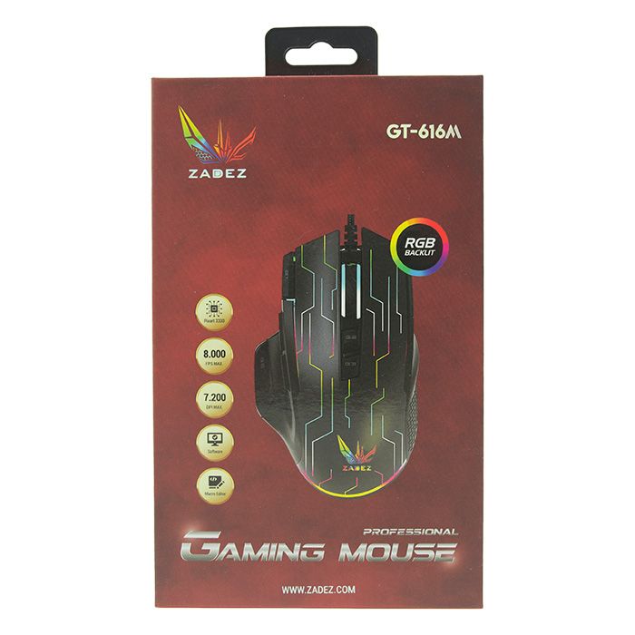 Chuột Gaming Zadez GT-616M RGB