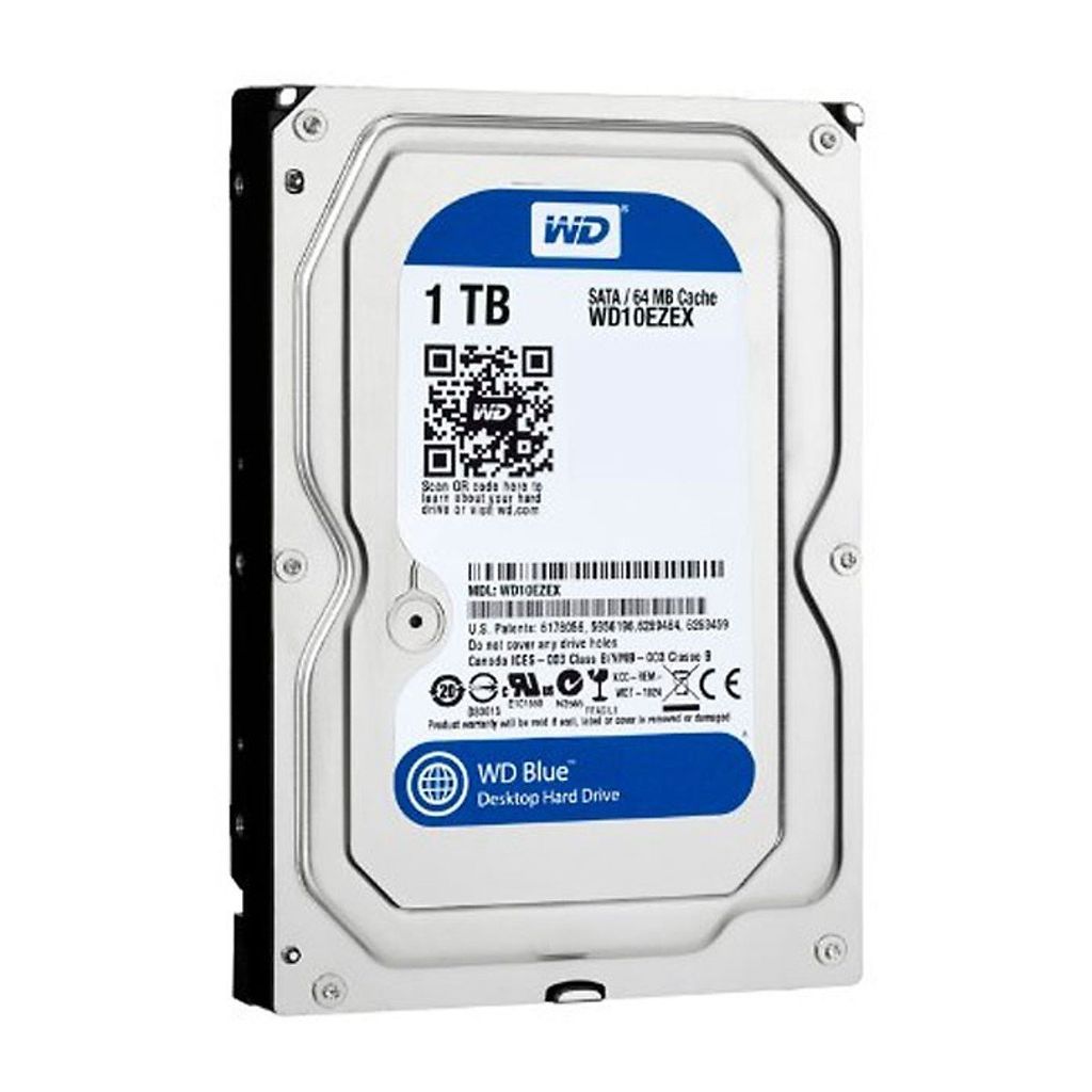 Ổ Cứng HDD WD Blue 1TB 7200rpm 3.5'' - WD10EZEX