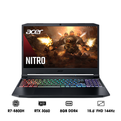 Laptop Acer Nitro 5 AN515-45-R86D (R7-5800H | 8GB | 512GB | GeForce RTX™ 3060 6GB | 15.6' FHD 144Hz | Win 11)