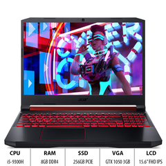 Laptop Acer Nitro 5 AN515-54-51X1 (i5-9300H | 8GB | 256GB | VGA GTX 1050 3GB | 15.6