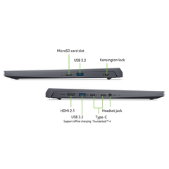 Laptop Acer Swift X 14 AI SFX14-72G-708X (Ultra 7 155H | GeForce RTX™ 4060 8GB | 32GB | 1TB |  14.5' 2.8K OLED 120Hz | Win 11)