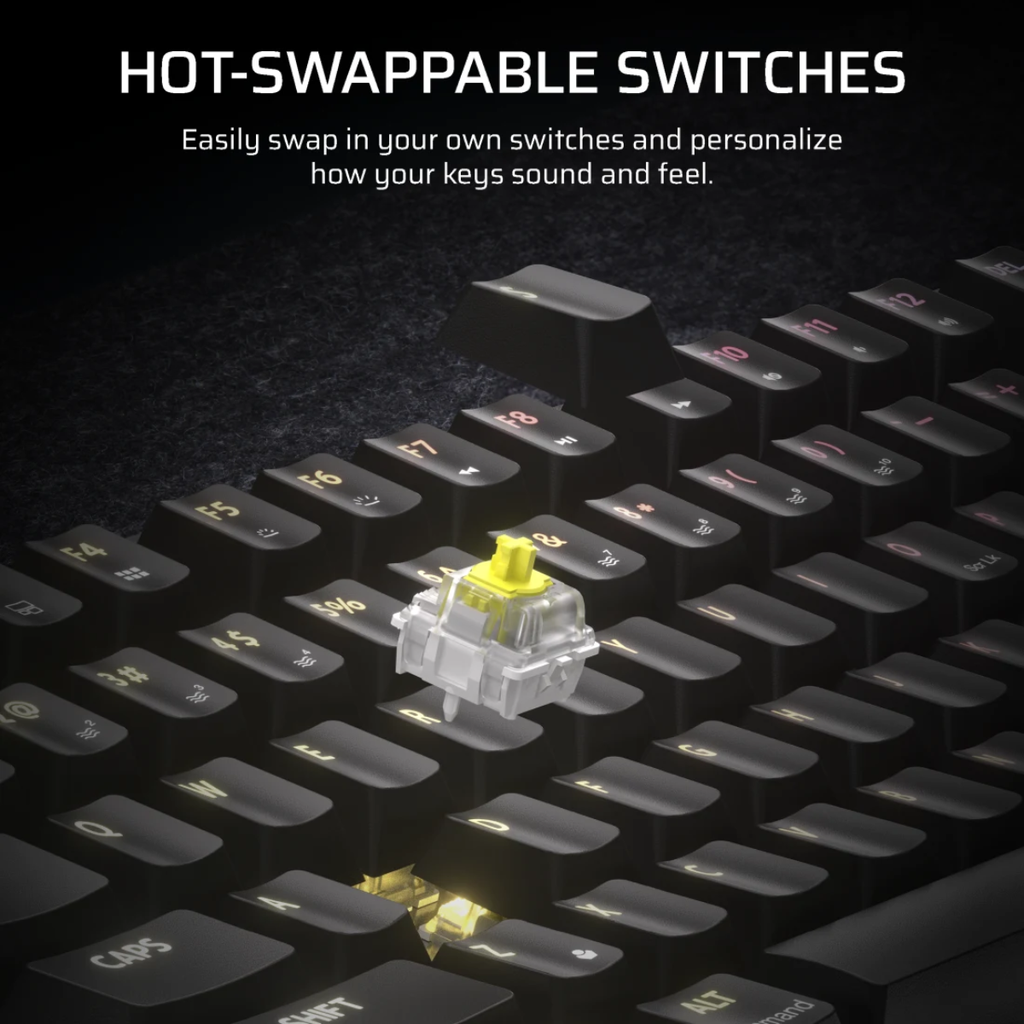 Bàn phím không dây Corsair K65 PLUS Tactile RGB (CH-91D441F-NA)