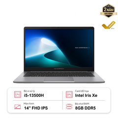 Laptop ASUS ExpertBook P1 P1403CVA-i5SE08-50W (i5-13500H | 8GB | 512GB | Intel Iris Xe Graphics | 14' FHD | Win 11)