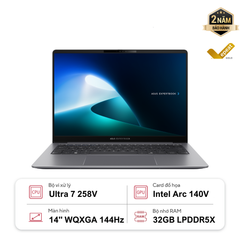 Laptop ASUS ExpertBook P5 P5405CSA-NZ0017W (Ultra 7 258V | 32GB | 1TB | Intel Arc 140V | 14' WQXGA | Win 11)