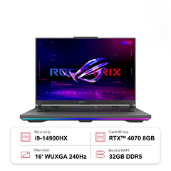 Laptop ASUS ROG Strix G16 G614JIR-N4193W (i9-14900HX | GeForce RTX™ 4070 8GB | 32GB | 1TB | 16' WQXGA 240Hz | Win 11)
