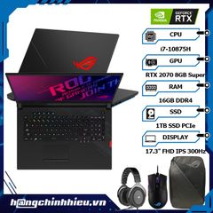 Laptop ASUS ROG Strix SCAR 17 G732L-WSHG065T (i7-10875H | 16GB | 1TB | VGA RTX 2070 8GB Super | 17.3