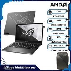 Laptop ASUS ROG Zephyrus G14 GA401II-HE154T (R7-4800HS | 16GB | 512GB | VGA GTX 1650Ti 4GB | 14