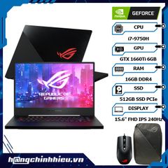 Laptop ASUS ROG Zephyrus M GU502GU-AZ090T (i7-9750H | 16GB | 512GB | VGA GTX 1660Ti 6GB | 15.6