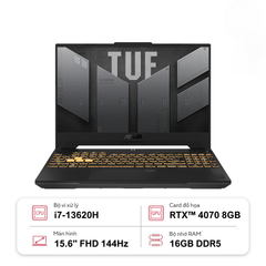 Laptop ASUS TUF Gaming A15 FX507VI-LP077W (i7-13620H | GeForce RTX™ 4070 8GB | 16GB | 1TB | 15.6' FHD 144Hz | Win 11)