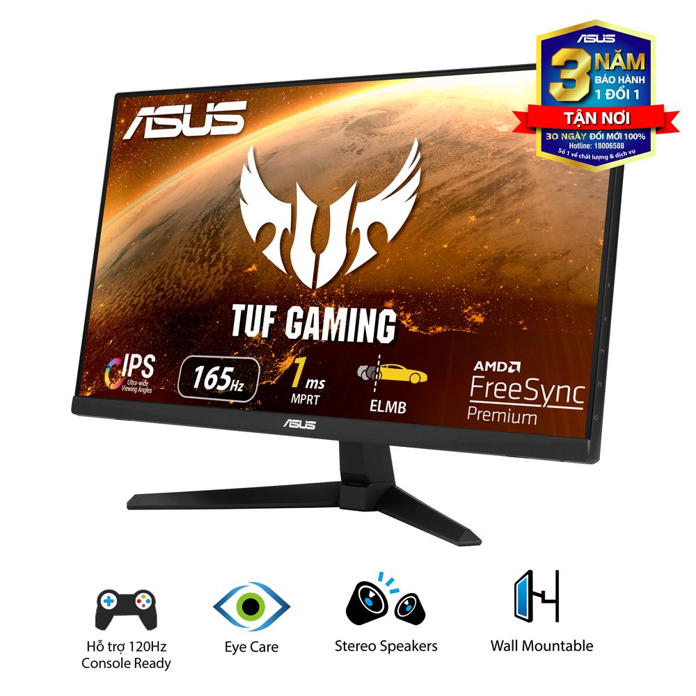 Màn hình ASUS TUF Gaming VG249Q1A 23.8 inch FHD IPS 165Hz