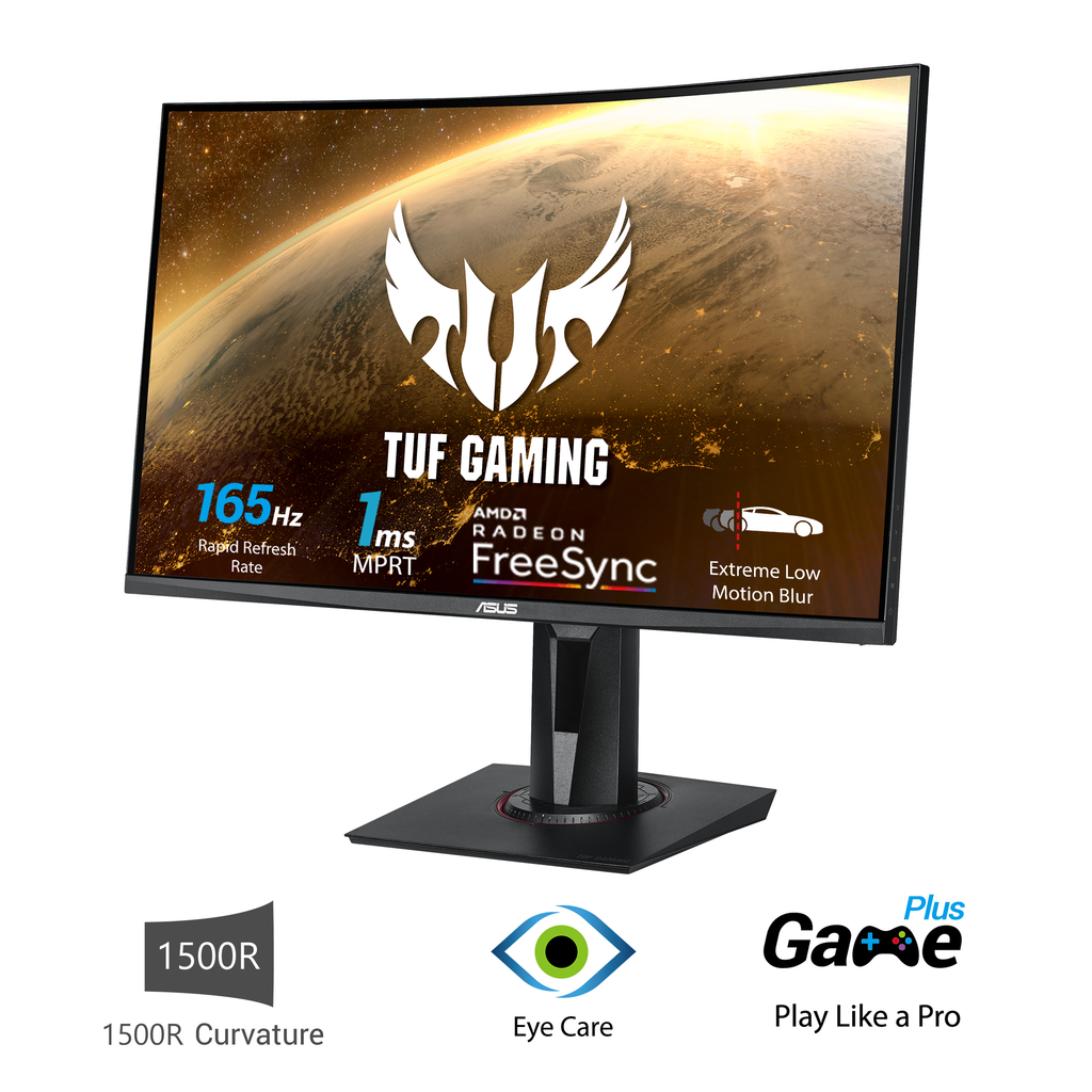 Màn hình ASUS TUF Gaming VG27VQ 27 inch Cong FHD 165Hz FreeSync 4ms (1ms MPRT)
