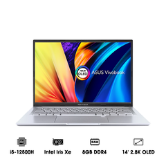 Laptop ASUS VivoBook 14X OLED A1403ZA-KM067W (i5-12500H | 8GB | 256GB | Intel Iris Xe Graphics | 14' 2.8K OLED 100% DCI-P3 | Win 11)