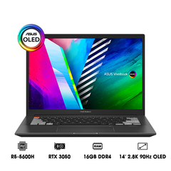 Laptop ASUS VivoBook Pro 14X OLED M7400QC-KM013W (R5-5600H | 16GB | 512GB | GeForce RTX™ 3050 4GB | 14' OLED 2.8K 90Hz | Win 11)