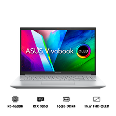 Laptop ASUS VivoBook Pro 15 OLED M3500QC-L1388W (R5-5600H | 16GB | 512GB | GeForce RTX™ 3050 4GB | 15.6' FHD OLED 100% DCI-P3 | Win 11)