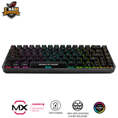 Bàn phím ASUS ROG Strix Falchion RGB Cherry MX Blue