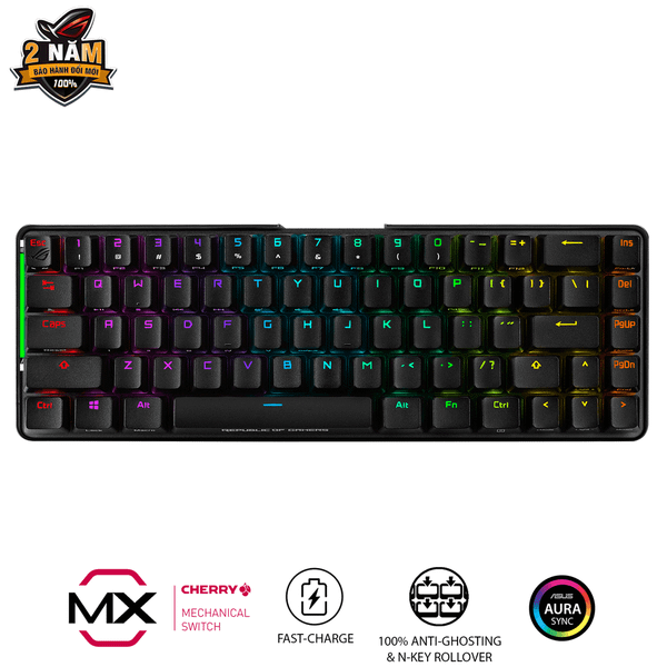 Bàn phím ASUS ROG Strix Falchion RGB Cherry MX Blue
