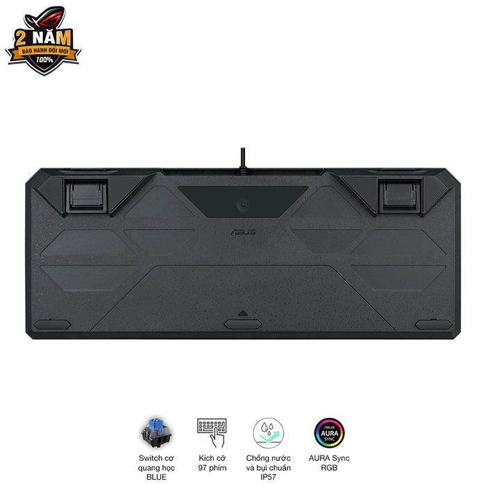 Bàn phím ASUS TUF Gaming K3 Gen II Blue Switch