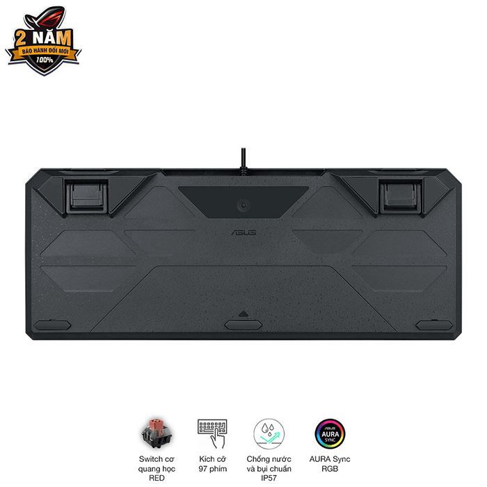 Bàn phím ASUS TUF Gaming K3 Gen II Red Switch