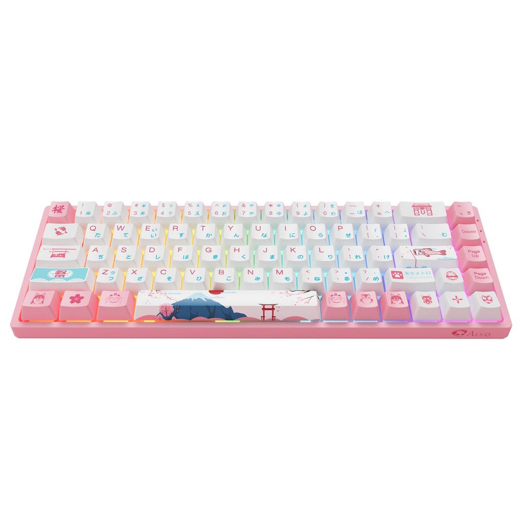 Bàn phím cơ AKKO 3068 v2 World Tour Tokyo R2 RGB (Gateron switch)