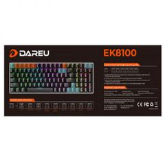 Bàn phím cơ Gaming DAREU EK8100 100KEY (RGB, Blue/ Brown/ Red D switch)