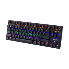 Bàn phím Gaming Wireless Rapoo V500Pro-87 Multimode TKL RGB Blue Switch