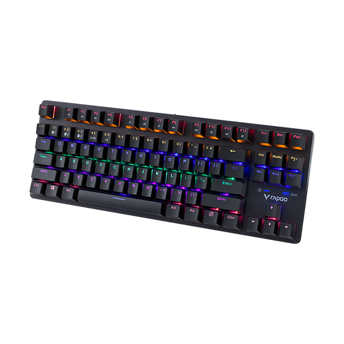 Ban phim Gaming Wireless Rapoo V500Pro 87 Multimode TKL RGB Red Switch
