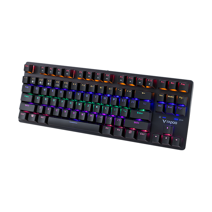 Bàn phím Gaming Wireless Rapoo V500Pro-87 Multimode TKL RGB Red Switch