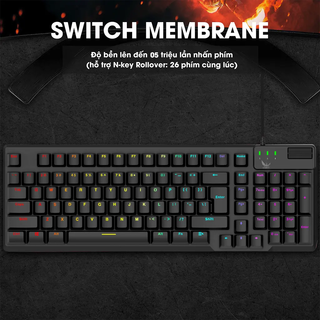 Bàn phím Gaming Zadez G-850K Gen 2