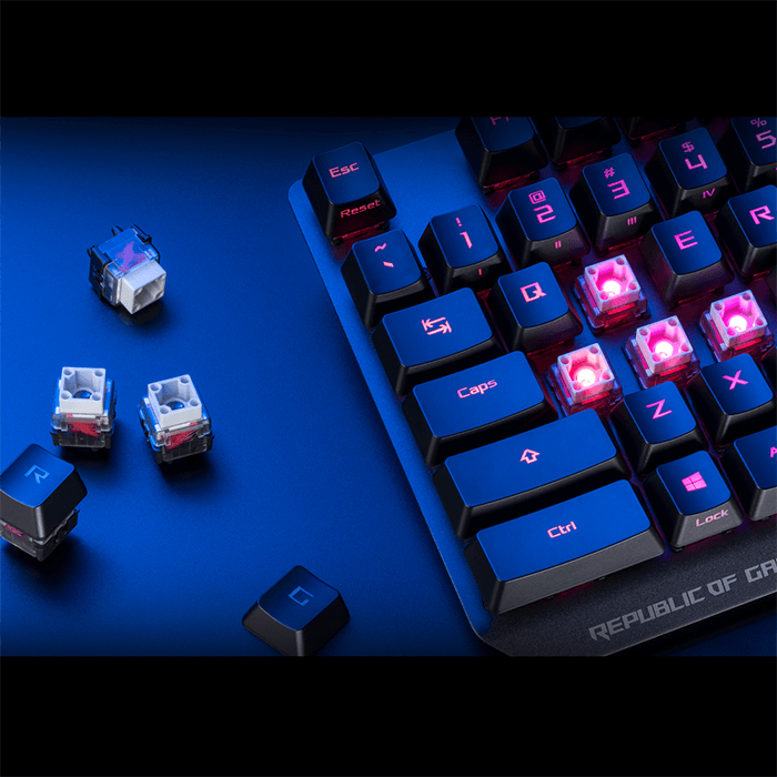 Bàn phím Gaming Cơ Quang Học ASUS ROG Strix Scope RX RED Switch