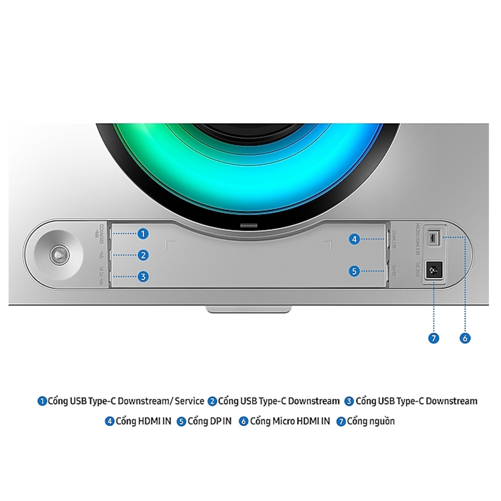 Màn hình Gaming SAMSUNG Odyssey OLED G9 G93SD LS49DG930SEXXV (49 inch - OLED - DQHD - 240Hz - 0.03ms - Cong)