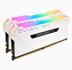 RAM PC CORSAIR VENGEANCE PRO RGB 16GB DDR4 2x8G 3000MHz CMW16GX4M2C3000C15W TRẮNG