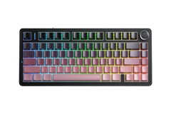 Bàn phím cơ không dây AULA F75 (Đen Hồng Gradient, 3 mode, 75 Phím, Hotswap,  Gradient/Reaper Switch)