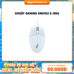 Chuột Gaming E-Dra EM6102 Wired Trắng
