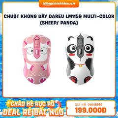 Chuột không dây DareU LM115G Multi-Color (Sheep/ Panda/ Dragon/ Lion)