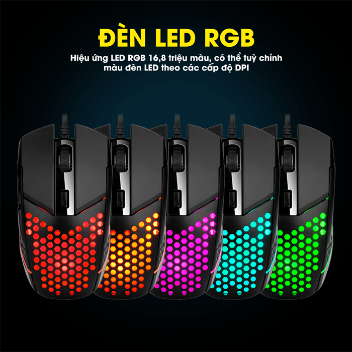 Chuột Gaming Zadez G-151M RGB