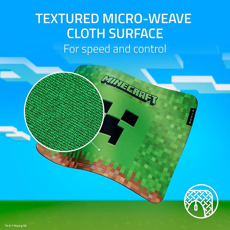 Lót chuột Gaming Razer Gigantus V2 Medium Minecraft Edition (RZ02-03333800-R3M1)