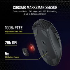 Chuột không dây Corsair Sabre RGB Pro (CH-9313211-AP)
