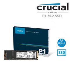 SSD Crucial P1 500GB NVMe PCIe Gen 3x4 M.2 2280
