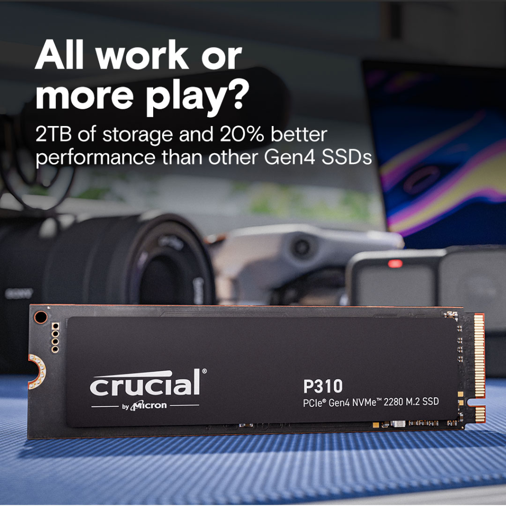Ổ cứng SSD Crucial P310 2TB M.2 PCIe Gen 4 x4 NVMe CT2000P310SSD8