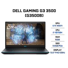 Laptop Dell Gaming G3 3500 (G3500B) (i7-10750H | 16GB | 512GB | VGA GTX 1660Ti 6GB | 15.6' FHD 120Hz | Win 10)