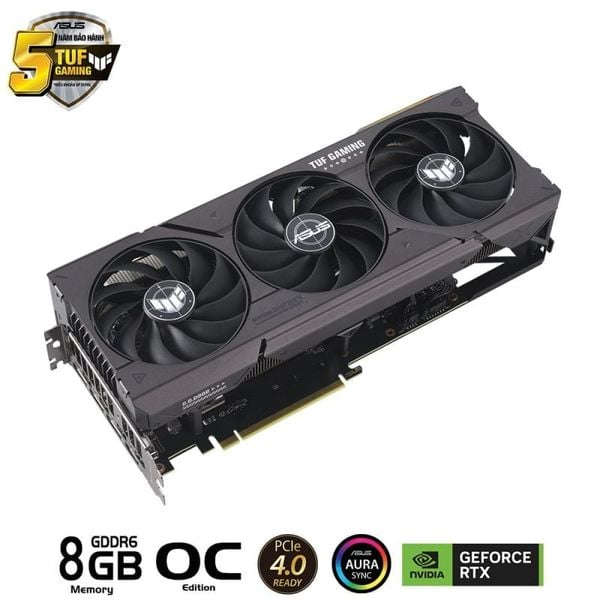 Card màn hình ASUS TUF Gaming GeForce RTX 4060 Ti 8GB OC Edition