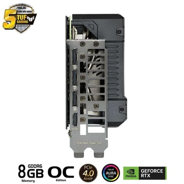 Card màn hình ASUS TUF Gaming GeForce RTX 4060 Ti 8GB OC Edition