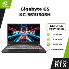 Laptop Gigabyte G5 KC-5S11130SH (i5-10500H | 16GB | 512GB | GeForce RTX™ 3060 6GB | 15.6' FHD 144Hz | Win 10)