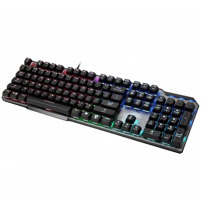 Bàn phím cơ gaming MSI Vigor GK50 Elite Kailh Box White Switch Wired (màu đen)