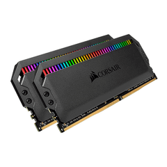 RAM PC CORSAIR DOMINATOR PLATINUM RGB 16GB DDR4 2x8GB 3200MHz CMT16GX4M2E3200C16