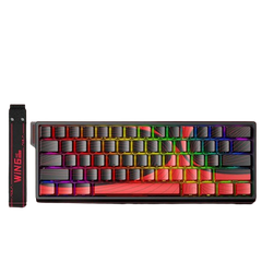 Bàn Phím Gaming AULA Win60 HE Max (Đen + đỏ, 1 mode, Rapid Trigger, 60 Phím, Star Vector Switch)