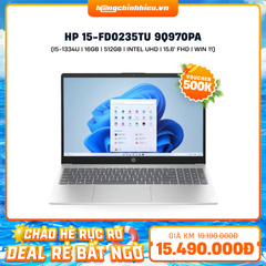 Laptop HP 15-fd0235TU 9Q970PA (i5-1334U | 16GB | 512GB | Intel UHD Graphics | 15.6' FHD | Win 11)